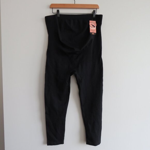 SHAPERMINT Essentials Embrace Maternity Belly Support Leggings Black 3XL NWT - Picture 2 of 12